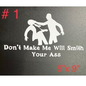 Will smith slap car decal
